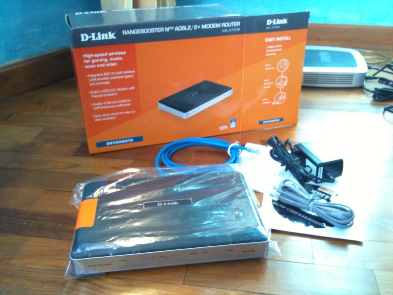 MODEM WIFI ADSL D LINK DSL 2740B, MODEM WIFI ADSL, MUA MODEM WIFI ADSL