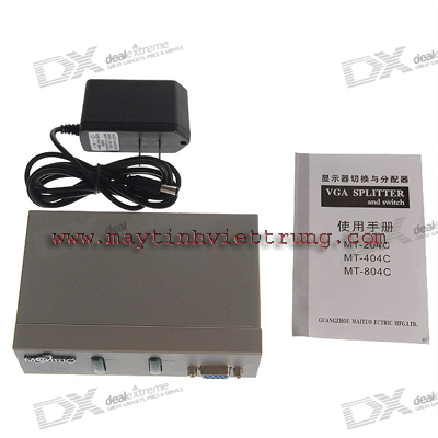 BỘ CHIA 2 CPU RA 4 MÀN HÌNH, BO CHIA 2 CPU RA 4 VGA, BỘ CHIA TÍN HIỆU VGA