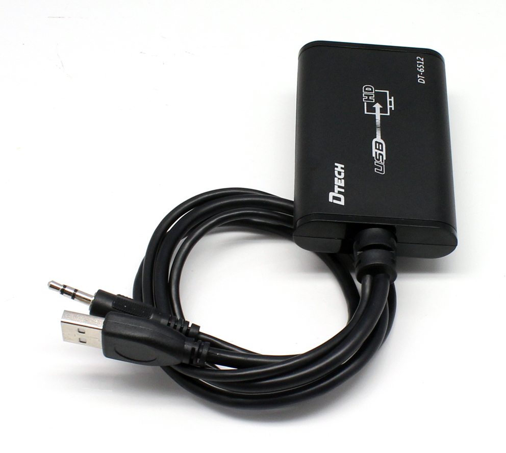 CAP CHUYEN DOI USB TO HDMI DTECH DT-6512, CHUYEN DOI USB SANG HDMI DTECH DT6512 . CHUYỂN ĐỔI USB SANG HDMI 